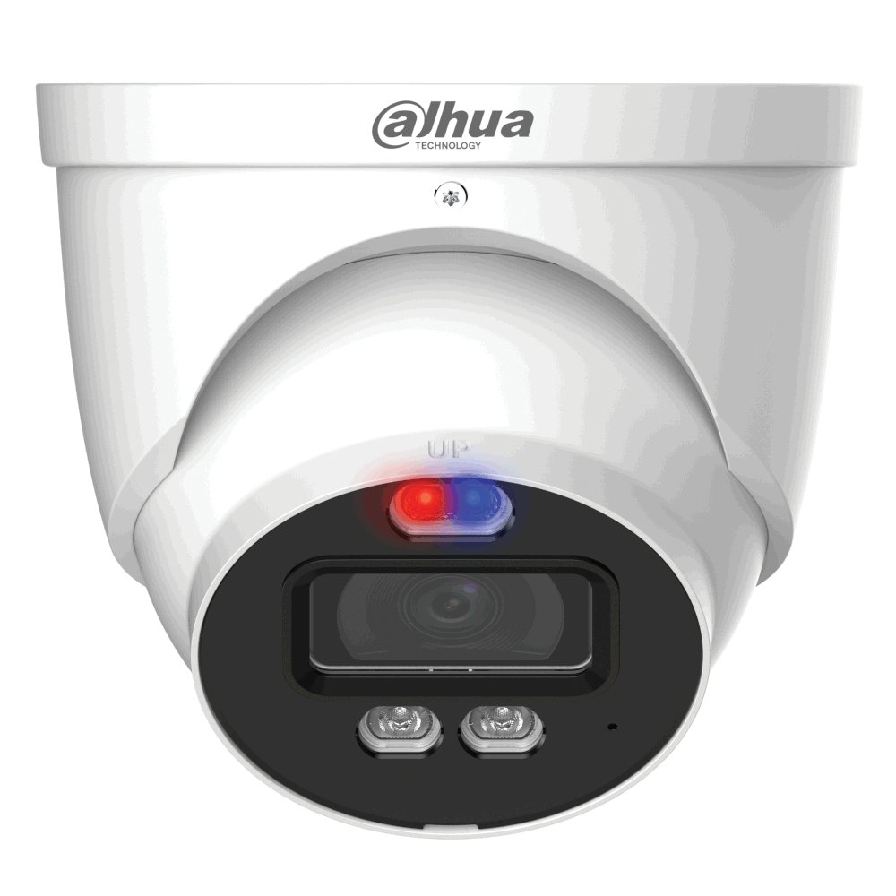 DAHUA HDCVI Turret Dome (Eyeball) TiOC Camera Active Deterrence 16:9 12V DC